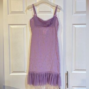 Betsey Johnson Lavender Slip Dress